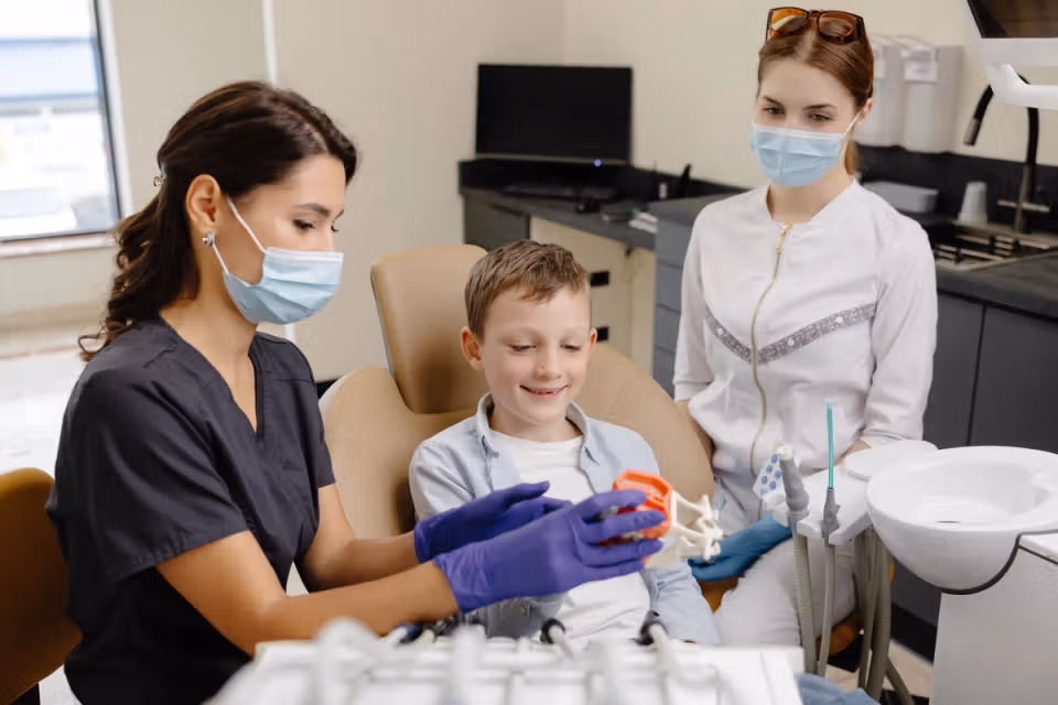 Restorative pediatric dental care